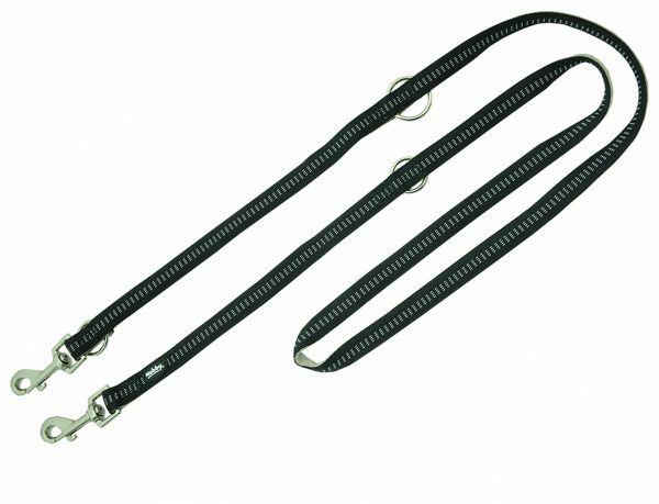 Politieleiband nylon Soft Grip zwart 20mmx2m