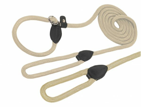 Lasso nylon rond beige 9mmx170cm