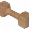 Speelgoed hond hout apporteerblok 1kg 28cm