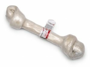 White Kauwbeen geknoopt 350g/40cm (1)