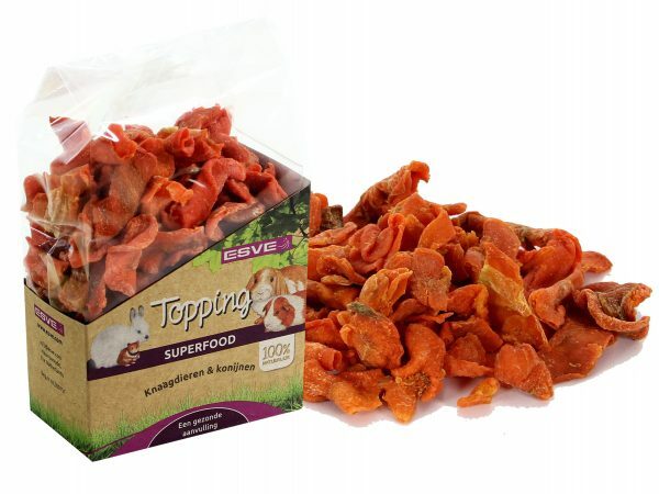 ESVE Topping Wortelschijfjes Knaagdier 125g