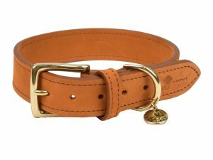 Halsband hond Nubu lichtbruin 60cmx40mm XXL