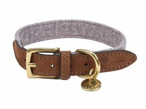 Halsband hond Blend lichtgrijs 45cmx20mm M