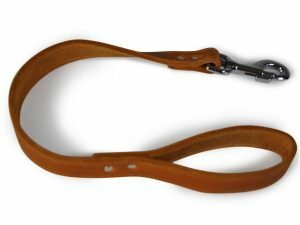 Leiband geolied leder cognac 50cmx25mm XL