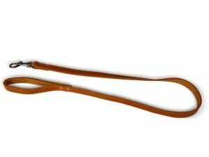 Leiband geolied leder cognac 100cmx14mm S