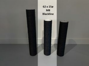 Sisalpaal 62x15 M8 BLACKLINE