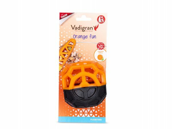 Speelgoed hond TPR Orange Fun bal 8,5 cm