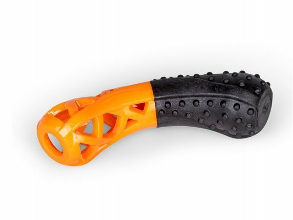 Speelgoed hond TPR Orange Fun stick 18,5cm
