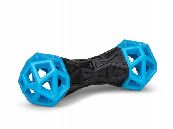 Speelgoed hond TPR Blueberry Fun halter 18cm