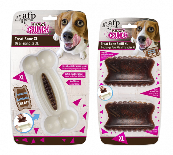 AFP Krazy Crunch-Treat Bone Refill XL 2 pack