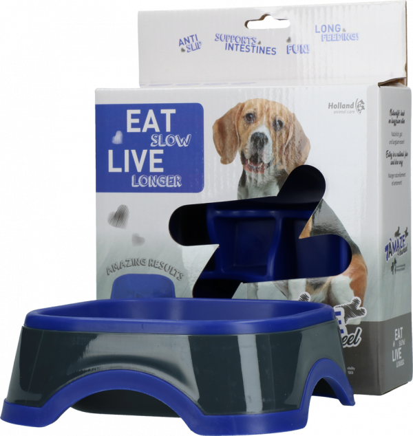 Eat Slow Live Longer Amaze Pinwheel Blue M