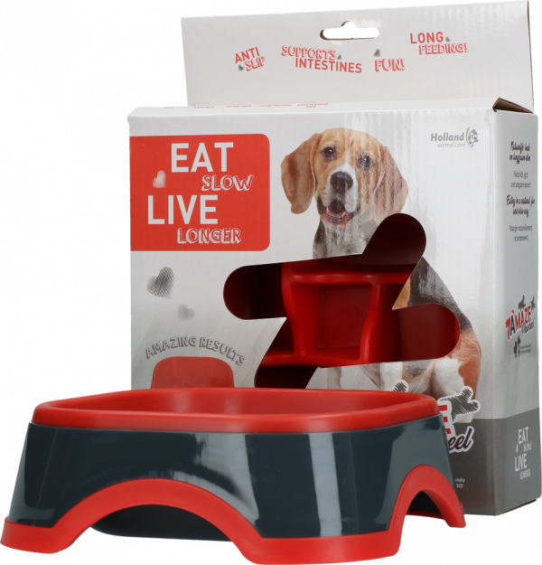 Eat Slow Live Longer Amaze Pinwheel Red M