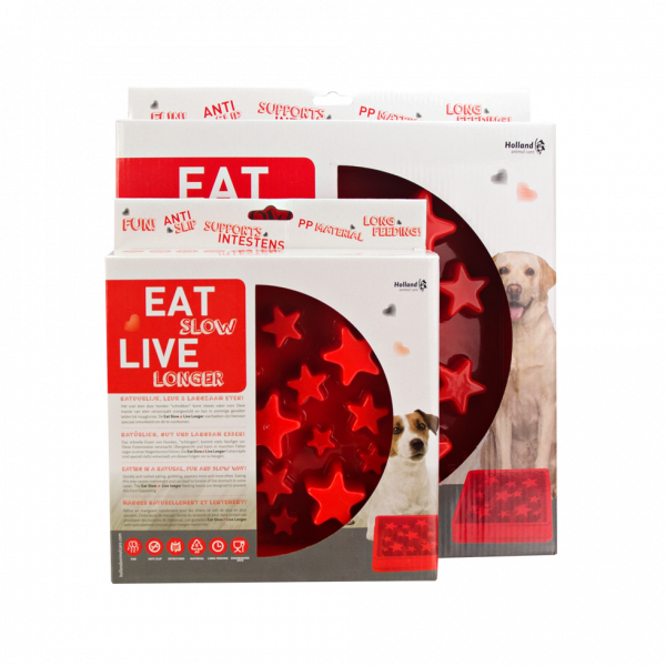 Eat Slow Live Longer Star Red S