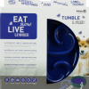 Eat Slow Live Longer Tumble Feeder Blue