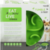 Eat Slow Live Longer Tumble Feeder Green