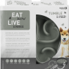 Eat Slow Live Longer Tumble Feeder Grey