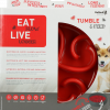 Eat Slow Live Longer Tumble Feeder Red