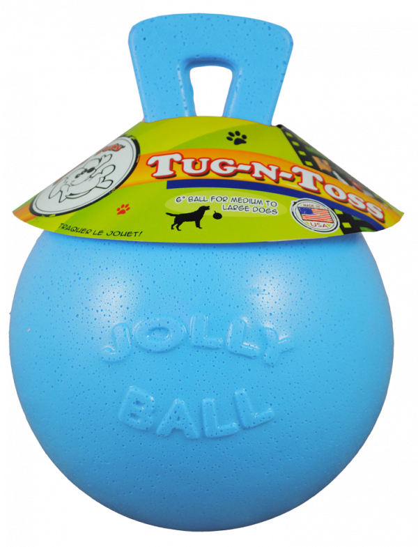 Jolly Tug-n-Toss 25cm Baby Blauw (Bosbessengeur)