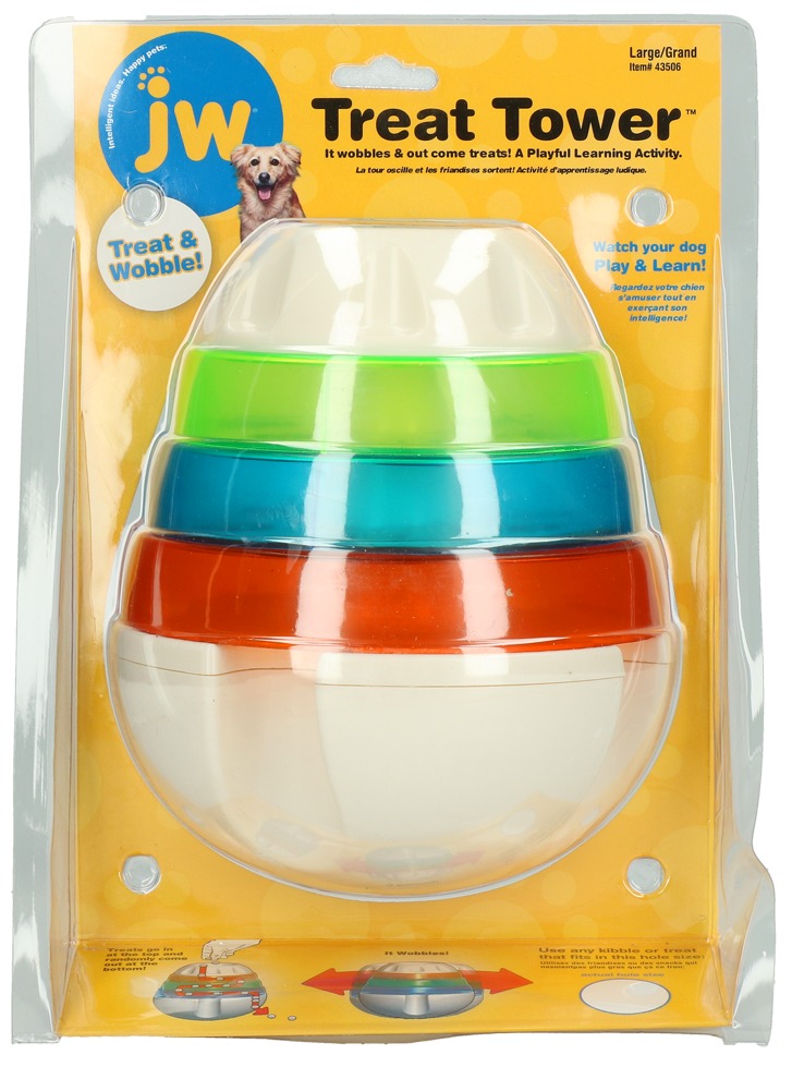 JW Pet Treat Tower Dog Toy