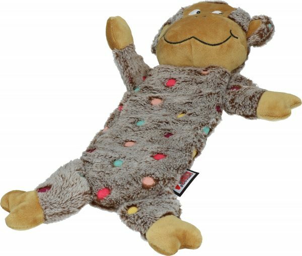 KONG Low Stuff Speckles Monkey Lg