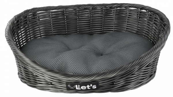 Let's Sleep Pet Bed L Dark Grey