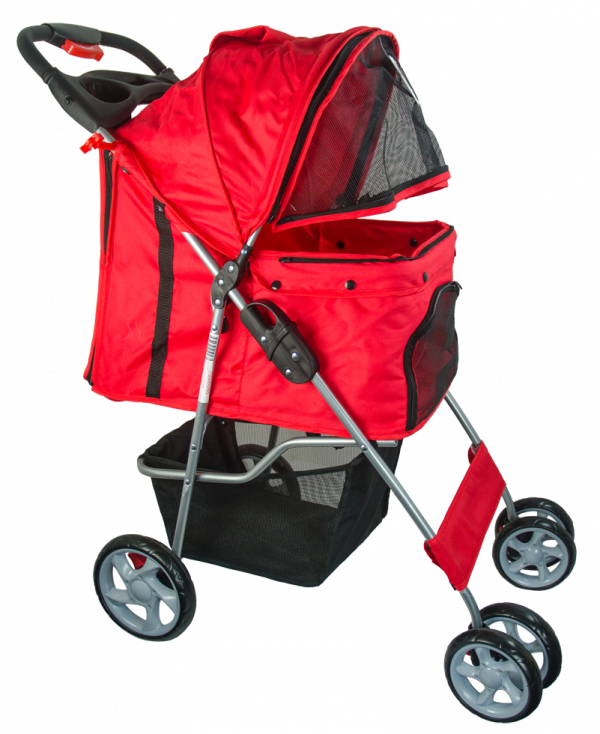 Pawise Pet Stroller Red