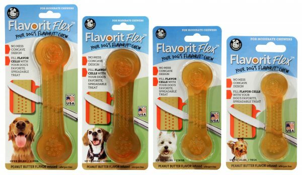 Pet Qwerks Flavorit Flex Peanut Butter Bone XL 20 cm