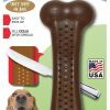 Pet Qwerks Flavorit Nylon Bark Bone Peanut Butter Large