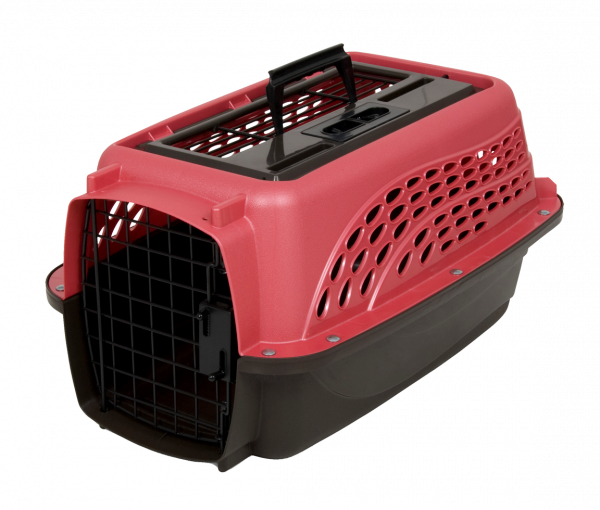 Petmate 2 Door Top Load Kennel XS Pink