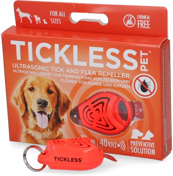 Tickless Pet Oranje tot 12 maanden bescherming