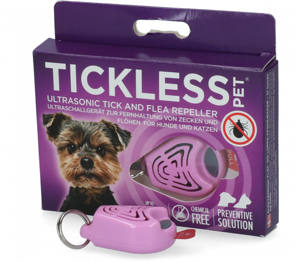 Tickless Pet Roze tot 12 maanden bescherming