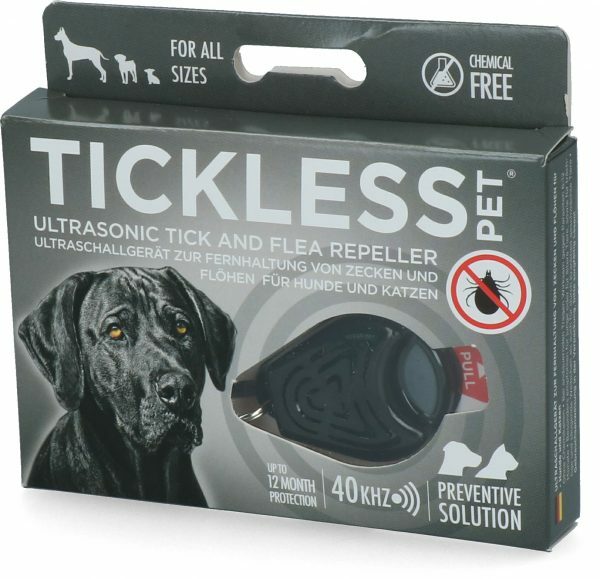 Tickless Pet Zwart tot 12 maanden bescherming