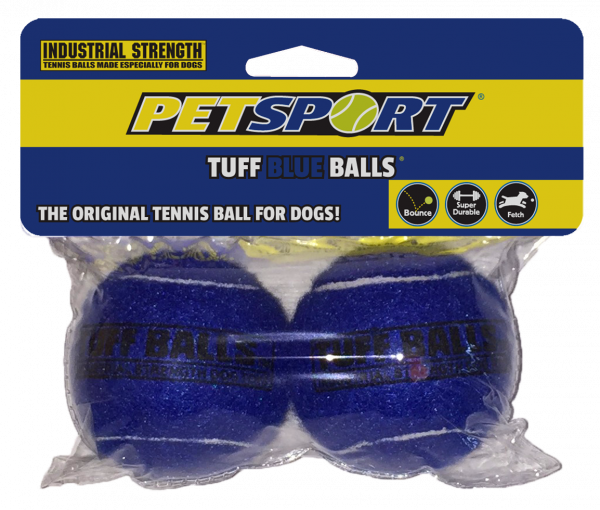 Tuff Blauwe Balls 6 cm 2-Pack