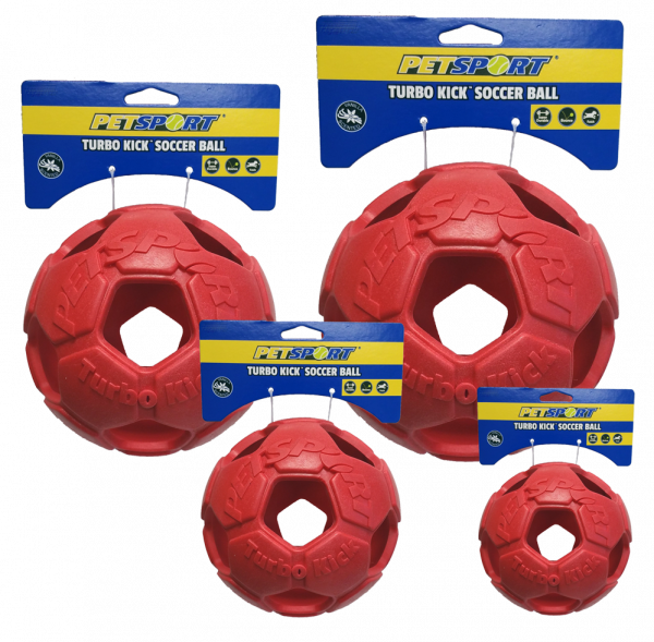 Turbo Kick Soccer Ball 20cm Rood