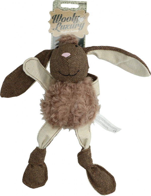Wooly Luxury Flatfeet Konijn Bruin
