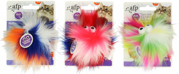 AFP Furry Fluffy Ball Roze