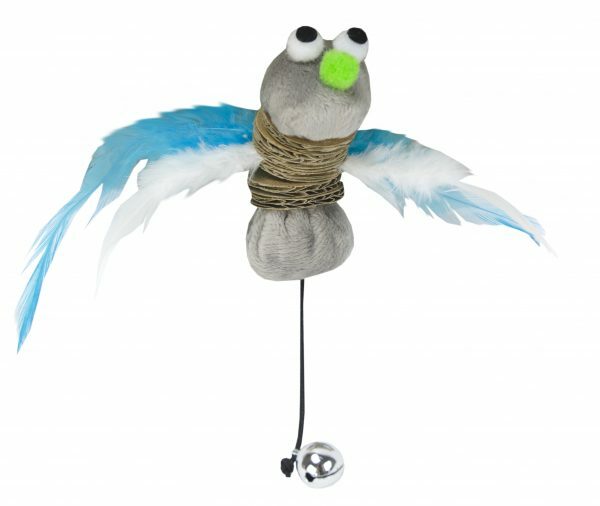 Crazy Cat Funny Bird vol met Madnip