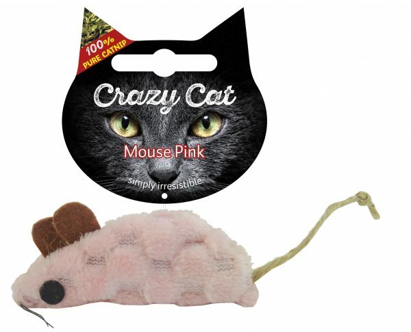 Crazy Cat Mouse roze vol met Madnip