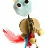 Crazy Cat Wacko licht blauw vol met Madnip