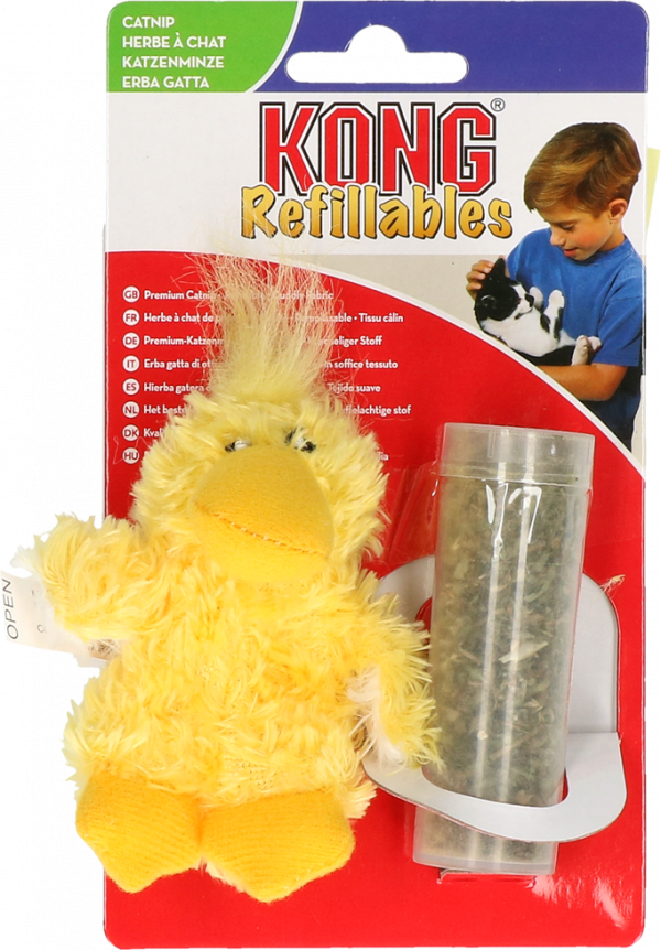 KONG Cat Refillable Catnip Duck