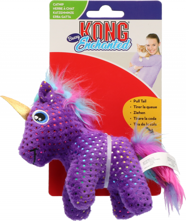 KONG Enchanted Buzzy Unicorn