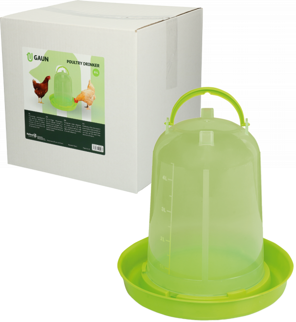 Pluimvee drinktoren 5 l green lemon