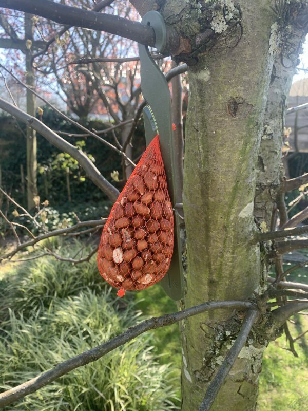 Voerstation vogel, voor ophangen mezenbolletjes