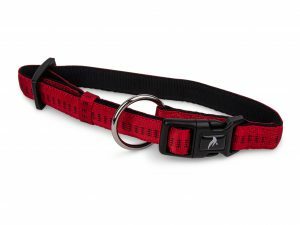 Halsband nylon Soft Grip rood 40-55cmx25mm L