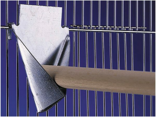 Stokhouder metaal 15x18cm