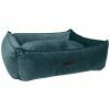 Wooff hondenmand Cocoon Velours Petrol 90x70x22cm