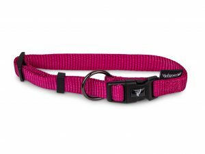 Halsband Classic Nylon fuchsia 14-21cmx10mm XS