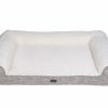 Sofa bed Alys beige/wit 110x90x22cm