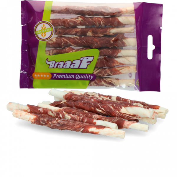 Braaaf Rollsticks 12 cm lamb and fish