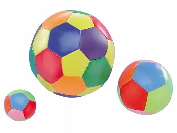Softbal veelkleurig 10cm